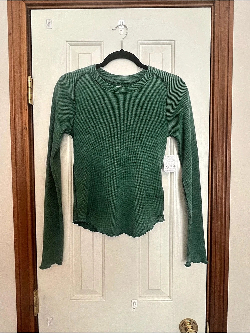 We The Free Green Long Sleeve Top Size XS NWT